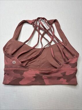 Lululemon longline wild thing sport bra in camo. Size 6